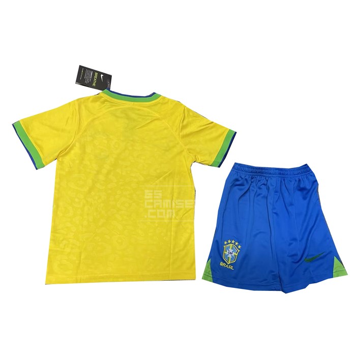 1a Equipacion Camiseta Brasil Nino 2022 - Haga un click en la imagen para cerrar